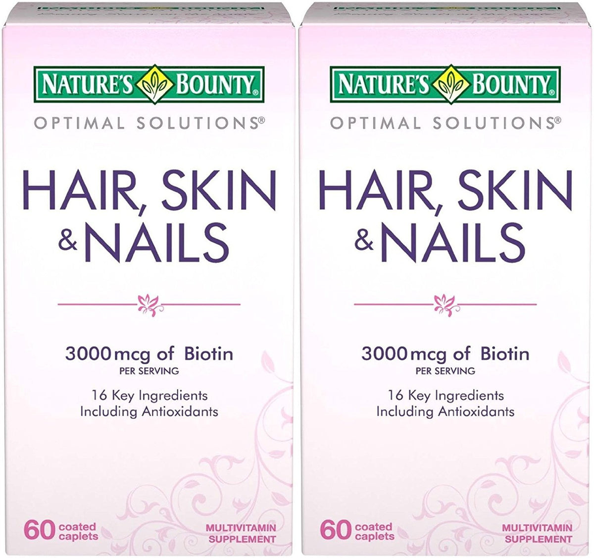 Nature's Bounty Optimal Solutions 120 comprimés vue avant