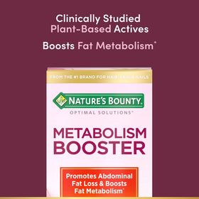 Nature's Bounty Optimal Solutions Métabolisme capsules avec étiquette
