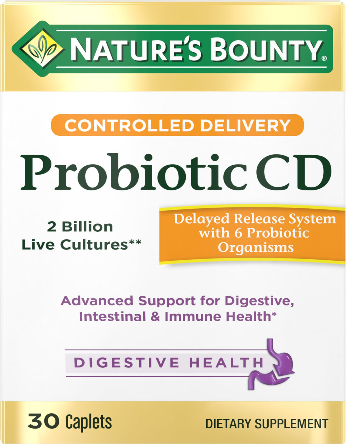 Nature's Bounty Probiotique Contrôlé 30 comprimés - vue avant