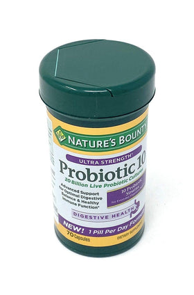 Nature's Bounty Probiotique Ultra Force 10, 70 capsules, vue avant