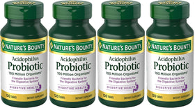 Nature's Bounty Probiotiques Acidophilus 120 comprimés, vue de face