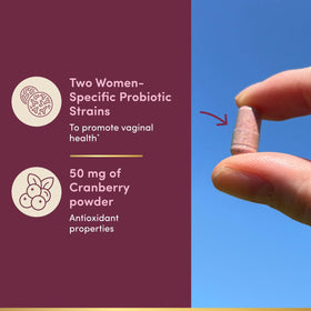 Nature's Bounty Probiotiques pour Femmes capsules ouvertes