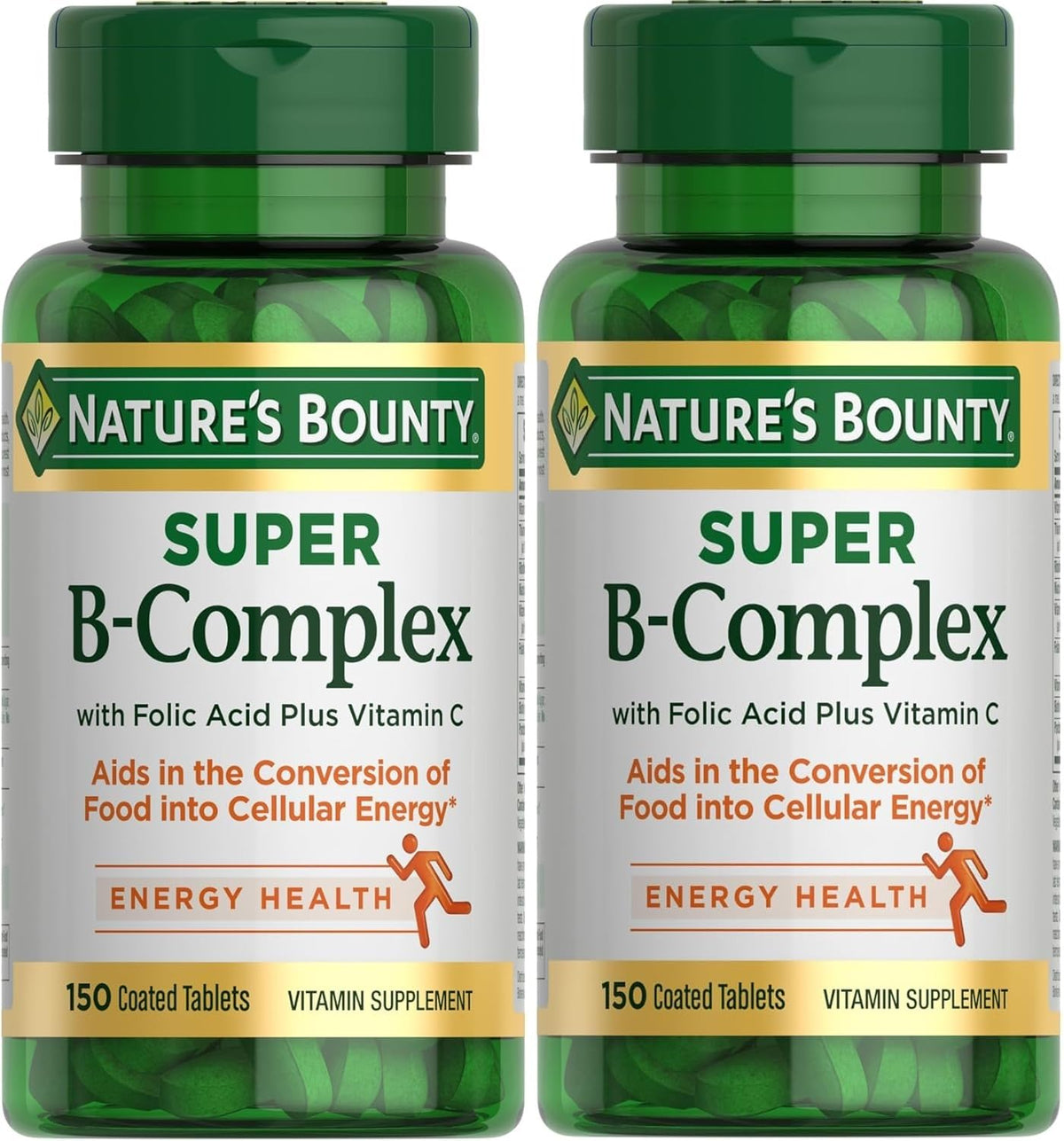 Nature's Bounty Super B Complex pack de 2 avec 150 comprimés