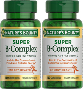 Nature's Bounty Super B Complex pack de 2 avec 150 comprimés