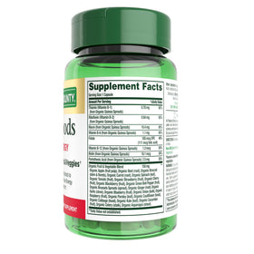 Nature's Bounty Superfoods Plus Energy 30 Capsules sur une table