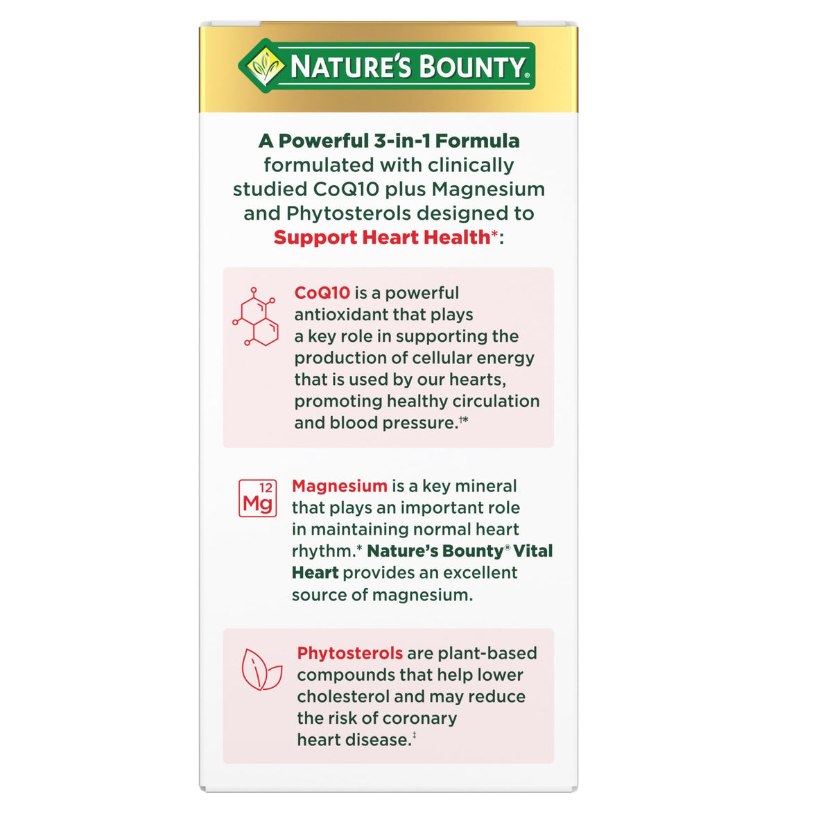 Nature's Bounty Vital Heart sur un fond de cuisine