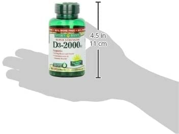 Nature's Bounty Vitamine D3 gélules dans un environnement de vie quotidienne