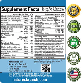 NATURE'S BRANCH Complément Alimentaire 40 en 1 emballage