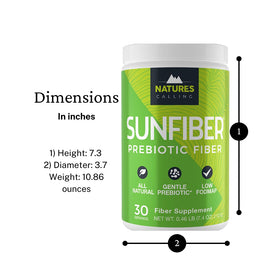 NATURE'S CALLING Sunfiber Fibre Soluble dosage dans une cuillère