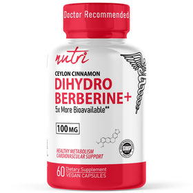 Nature's Fusions Dihydroberberine 100mg boîte avant avec 60 capsules