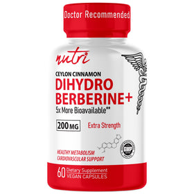Nature's Fusions Dihydroberberine 200mg 60 gélules vue de face