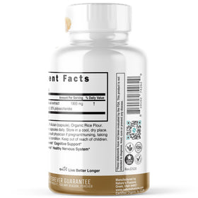 Nature's Fusions Melena de Lion 1900mg flacon avec fond naturel