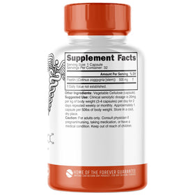 Nature's Fusions Nutri Fisetin 500mg capsules sur une table