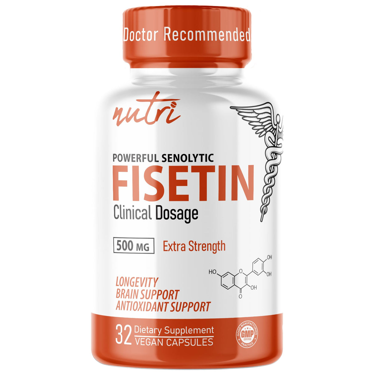 Nature's Fusions Nutri Fisetin 500mg flacon avant