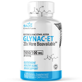 Nature's Fusions Nutri GlyNAC-ET N-Acetyl Cysteine 60 Caps front view