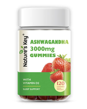 Nature's Key Gummies Ashwagandha 3000mg boîte de face