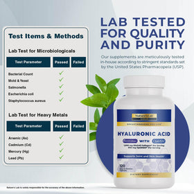 Nature's Lab Acide Hyaluronique avec collation saine