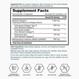 Nature's Lab Acide Hyaluronique ouvert pour montrer les capsules