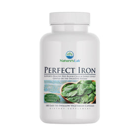 Nature's Lab Complément Alimentaire Fer 25mg 180 Capsules vue avant