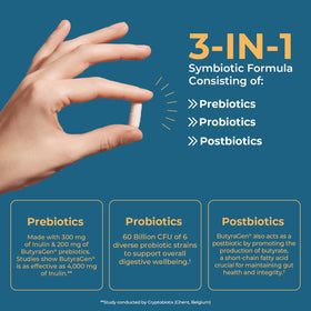 Nature's Lab ProTotal 60 Milliards CFU Probiotique boîte arrière