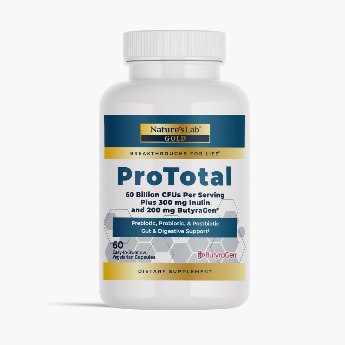 Nature's Lab ProTotal 60 Milliards CFU Probiotique boîte avant