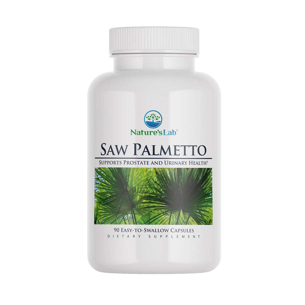 Nature's Lab Saw Palmetto 450mg 90 Capsules, vue avant
