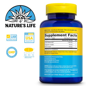 Nature's Life Bioflavonoïdes Citron 1000mg - comprimés en gros plan