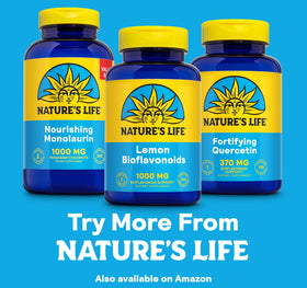 Nature's Life Bioflavonoïdes Citron 1000mg - présentation sur une table
