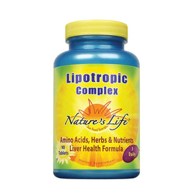Nature's Life Lipotropic Complex 90 tablettes végétariennes, vue avant