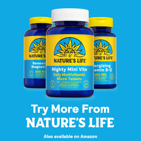 Nature's Life Monolaurin 1000 mg gélules végétariennes sur une table en bois