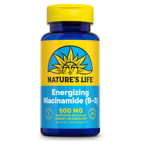 Nature's Life Niacinamide 500mg comprimés vue avant