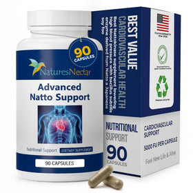Nature's Nectar Nattokinase 250mg complément alimentaire - vue avant