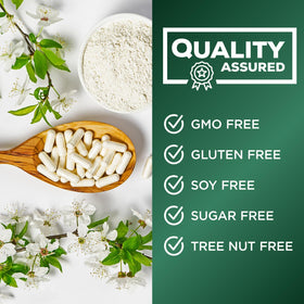 Nature's Nutrition Collagène Multi Capsules, capsules sur une cuillère
