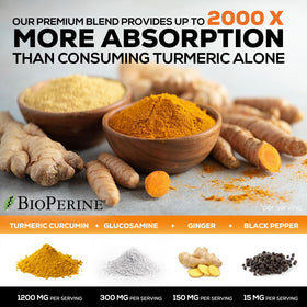 Nature's Nutrition Complément Alimentaire Curcuma 240 Capsules en situation d'utilisation