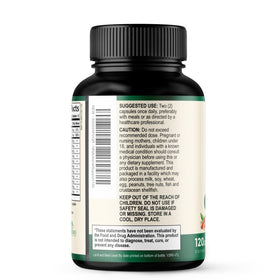 Nature's Nutrition Complément Alimentaire Soutien Surrénalien 120 Capsules en gros plan