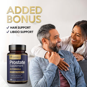 Nature's Nutrition Compléments Prostate 120 capsules avec étiquette détaillée