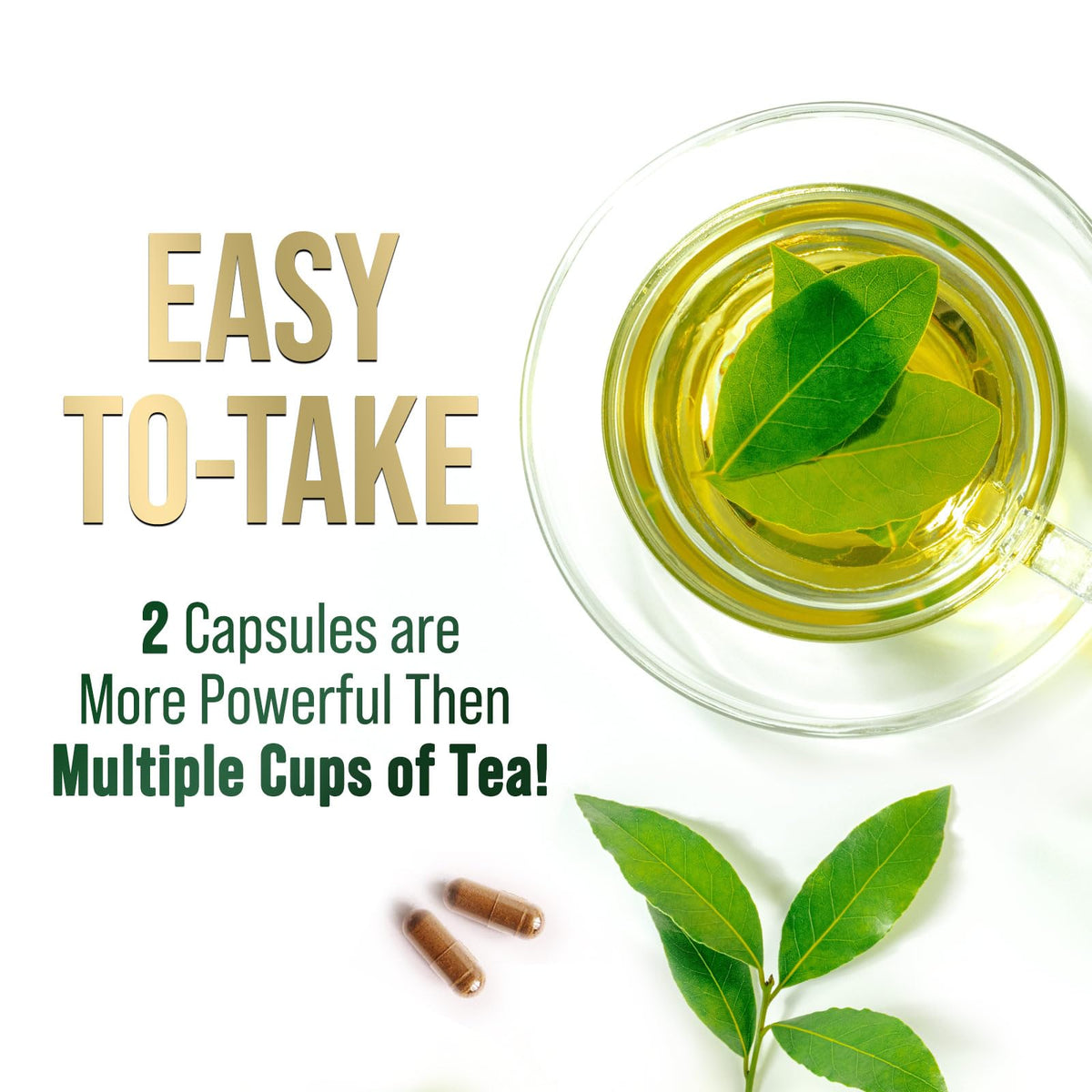 Nature's Nutrition Extrait de Thé Vert 1000 mg sur table