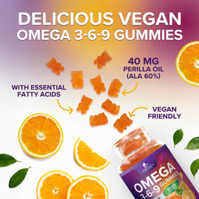 Nature's Nutrition Omega 3 6 9 Gummies nutritional information