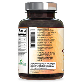 Nature's Nutrition Omega 3 Huile de Poisson 2400mg gélules detail