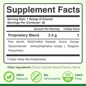 Nature’s NutriWave daily Poudre Verte sur une cuillère
