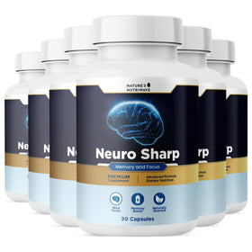 Nature’s NutriWave Neuro Sharp Bacopa Ginkgo Huperzine-A boîte avant