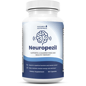 Nature’s NutriWave Neuropezil 60 gélules vue avant avec étiquette