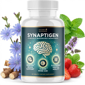 Nature’s NutriWave Synaptigen comprimés de complément alimentaire, boîte vue de face