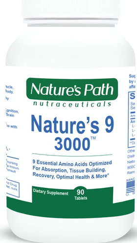 NATURE'S PATH NUTRACEUTICALS Complément Amino Acides Essentiels 3000mg, emballage avant
