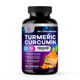 Nature's Peak Complément Curcuma 240 capsules face avant