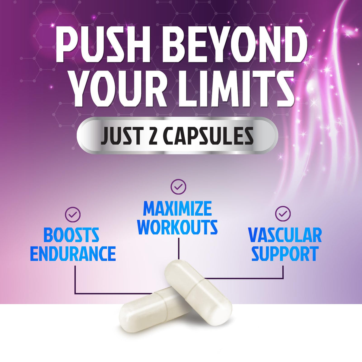 Nature's Peak L-Arginine Complex capsules in hand