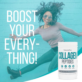 Nature's Plus Collagen Peptides Poudre 380g avec ingrédients naturels