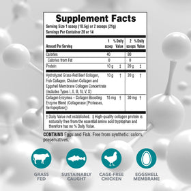 Nature's Plus Collagen Peptides Poudre 380g emballage