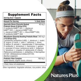 Nature's Plus GI Natural Probiotic Mega capsules on a table