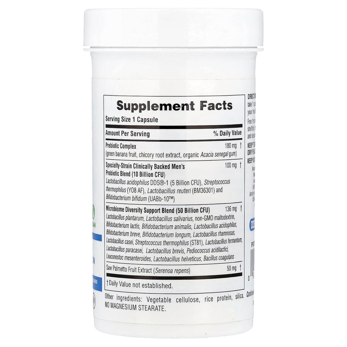 Nature's Plus GI Natural Probiotic Men packaging side view